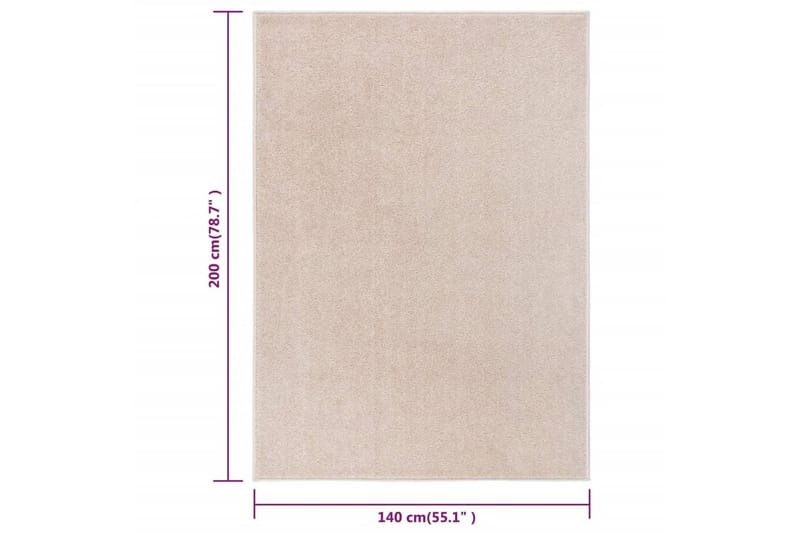 Matta 140x200 cm mörk beige - Beige - Plastmatta balkong - Köksmatta & plastmatta kök - Plastmatta