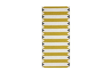 Plastmatta Peak 70x250 Vändbar PVC Gul