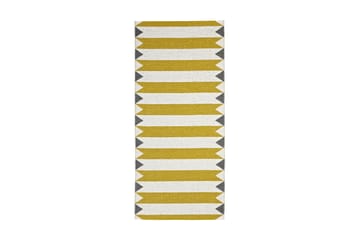 Plastmatta Peak 70x50 Vändbar PVC Gul