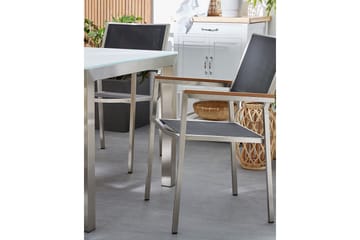 Bacoli Karmstol Utomhus - Svart/Silver - Utemöbler & utemiljö - Balkong & altan - Balkongmöbler - Balkongstol