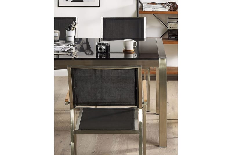 Bacoli Karmstol Utomhus - Svart/Silver - Utemöbler & utemiljö - Balkong & altan - Balkongmöbler - Balkongstol