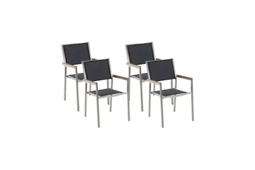 Bacoli Karmstol Utomhus - Svart/Silver - Utemöbler & utemiljö - Balkong & altan - Balkongmöbler - Balkongstol