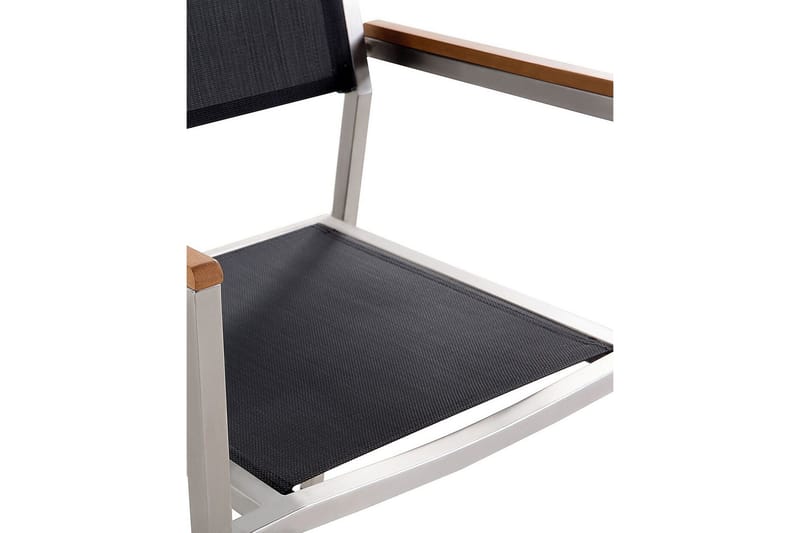 Bacoli Karmstol Utomhus - Svart/Silver - Utemöbler & utemiljö - Balkong & altan - Balkongmöbler - Balkongstol