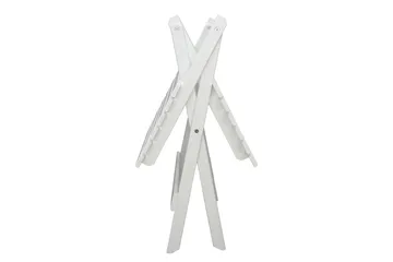 CALAYAN Klappbord och Cafébord Utomhus 65 cm Trä - Vit - Utemöbler & utemiljö - Balkong & altan - Balkongmöbler - Balkongbord