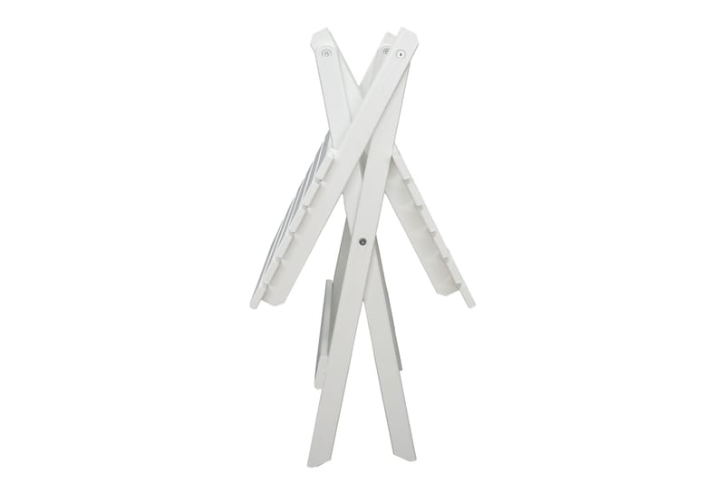 CALAYAN Klappbord och Cafébord Utomhus 65 cm Trä - Vit - Utemöbler & utemiljö - Balkong & altan - Balkongmöbler - Balkongbord