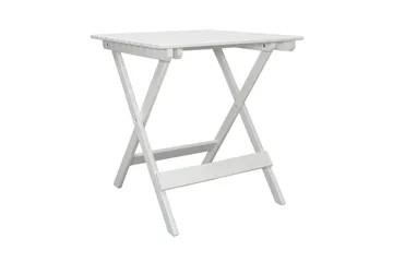 CALAYAN Klappbord och Cafébord Utomhus 65 cm Trä - Vit - Utemöbler & utemiljö - Balkong & altan - Balkongmöbler - Balkongbord