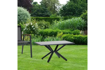 Narellan Balkongbord och Cafébord 150 cm Aluminium - Svart - Utemöbler & utemiljö - Balkong & altan - Balkongmöbler - Balkongbord