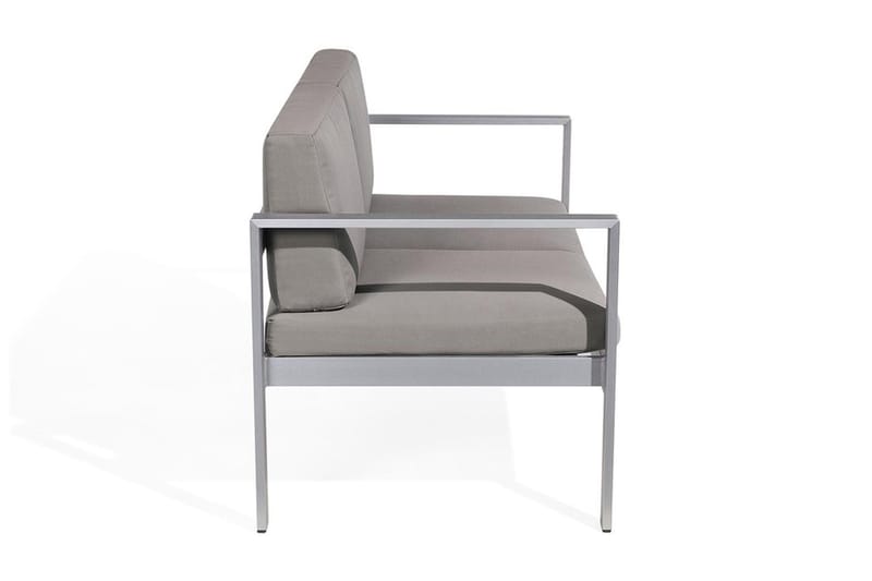 Trädgårdssoffa Tirrena 142 cm - Grå - Utemöbler & utemiljö - Balkong & altan - Balkongmöbler - Balkongsoffa