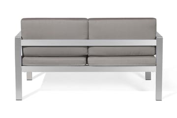 Trädgårdssoffa Tirrena 142 cm - Grå - Utemöbler & utemiljö - Balkong & altan - Balkongmöbler - Balkongsoffa