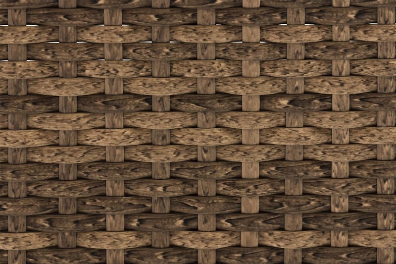 Wisconsin Premium 2-sits Loungesoffa utomhus – Utesoffa i Konstrotting för balkong - Sand Beige / Svarta dynor - Utemöbler & utemiljö - Balkong & altan - Balkongmöbler - Balkongsoffa