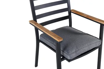 Brasilia Karmstol Utomhus Stapelbar - Svart - Utemöbler & utemiljö - Balkong & altan - Balkongmöbler - Balkongstol