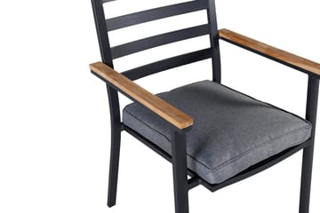 Brasilia Karmstol Utomhus Stapelbar - Svart - Utemöbler & utemiljö - Balkong & altan - Balkongmöbler - Balkongstol