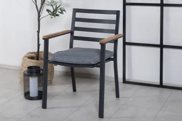 Brasilia Karmstol Utomhus Stapelbar - Svart - Utemöbler & utemiljö - Balkong & altan - Balkongmöbler - Balkongstol