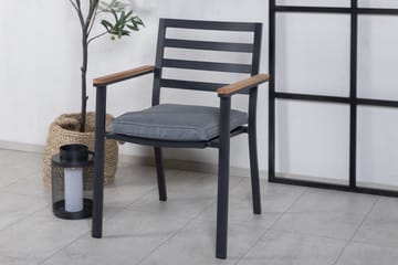 Brasilia Karmstol Utomhus Stapelbar - Svart - Utemöbler & utemiljö - Balkong & altan - Balkongmöbler - Balkongstol