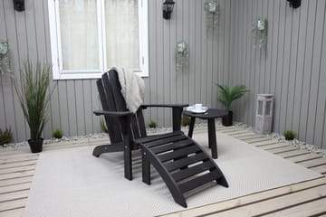 Cranston Fotpall till däckUtestol - Kaffesvart - Utemöbler & utemiljö - Balkong & altan - Balkongmöbler - Balkongstol