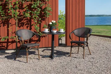 Hillerstorp Äppelhed Caféstol - Svart - Utemöbler & utemiljö - Balkong & altan - Balkongmöbler - Balkongstol