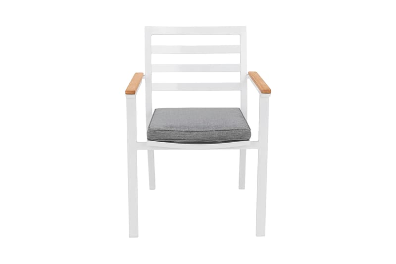 Karmstol Utomhus Oliver m Dyna - Vit/Teak/Grå - Utemöbler & utemiljö - Balkong & altan - Balkongmöbler - Balkongstol