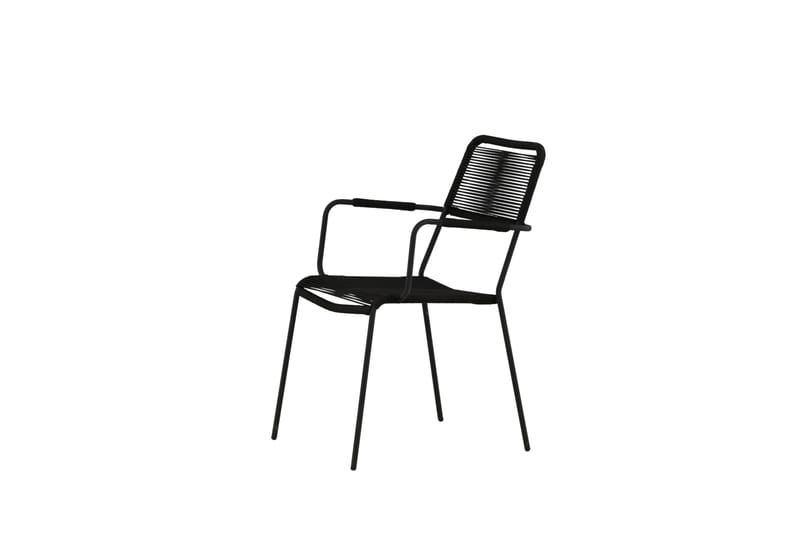 Lindos Karmstol Utomhus Svart - Venture Home - Utemöbler & utemiljö - Balkong & altan - Balkongmöbler - Balkongstol