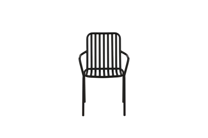 Peking Karmstol Utomhus, Svart