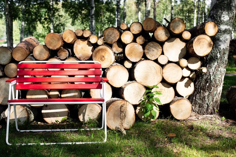 Retro 322 2-sits Bänk Utomhus Vit/Röd - Varax - Utemöbler & utemiljö - Balkong & altan - Balkongmöbler - Balkongstol