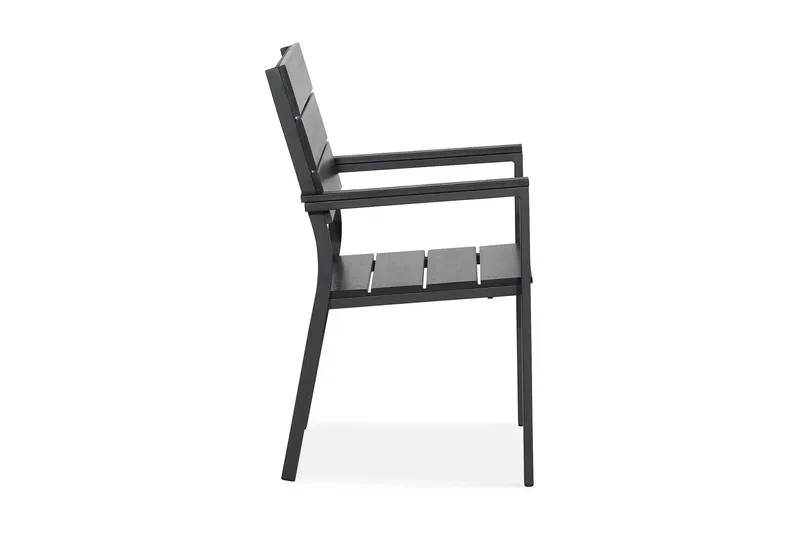 Tunis Stapelstol Utomhus Aintwood - Svart/Svart - Utemöbler & utemiljö - Balkong & altan - Balkongmöbler - Balkongstol