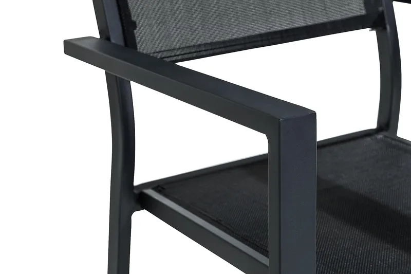 Tunis Stapelstol Utomhus - Svart - Utemöbler & utemiljö - Balkong & altan - Balkongmöbler - Balkongstol