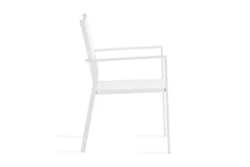 Tunis Stapelstol Utomhus - Vit/Vit - Utemöbler & utemiljö - Balkong & altan - Balkongmöbler - Balkongstol