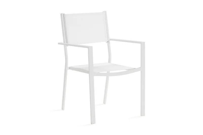 Tunis Stapelstol Utomhus - Vit/Vit - Utemöbler & utemiljö - Balkong & altan - Balkongmöbler - Balkongstol