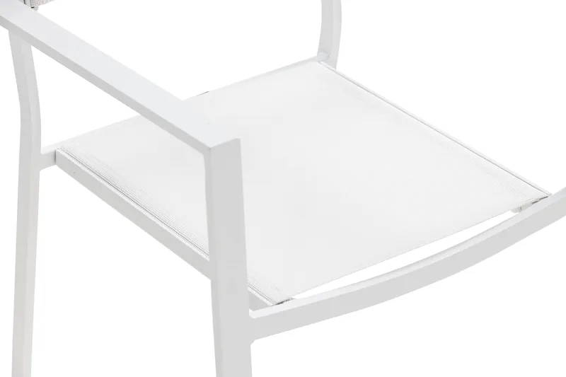 Tunis Stapelstol Utomhus - Vit/Vit - Utemöbler & utemiljö - Balkong & altan - Balkongmöbler - Balkongstol