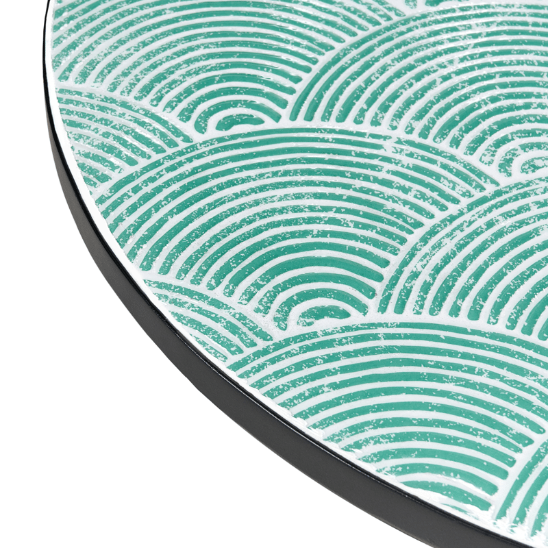 Bistrobord utomhus Anapo 60 cm Järn - Svart/Grön - Utemöbler & utemiljö - Balkong & altan - Balkongmöbler - Balkongbord