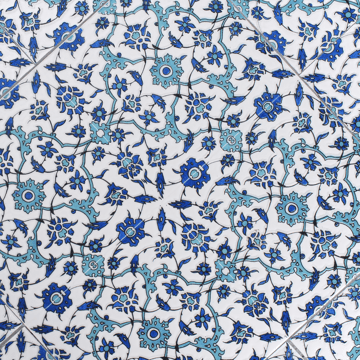 Bistrobord utomhus Chapeco 60 cm Järn - Svart/Blå/Vit - Utemöbler & utemiljö - Balkong & altan - Balkongmöbler - Balkongbord