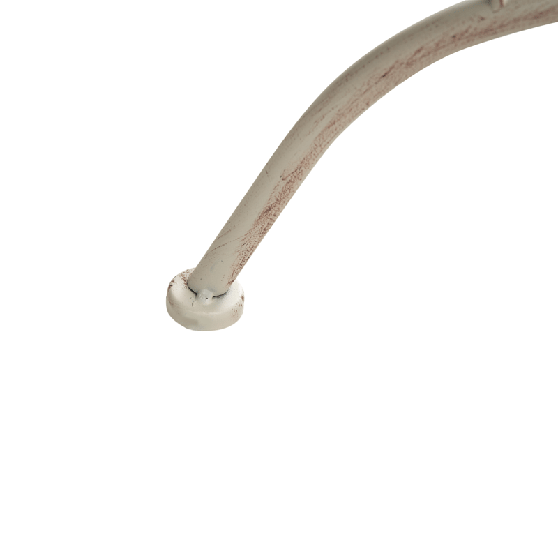 Bistrobord utomhus Coggia 80 cm Järn - Beige - Utemöbler & utemiljö - Balkong & altan - Balkongmöbler - Balkongbord