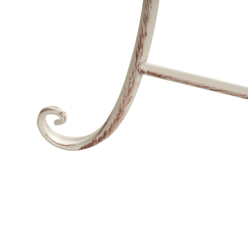 Bistrobord utomhus Folelli 80 cm Järn - Beige - Utemöbler & utemiljö - Balkong & altan - Balkongmöbler - Balkongbord