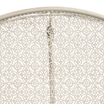 Bistrobord utomhus Folelli 80 cm Järn - Beige - Utemöbler & utemiljö - Balkong & altan - Balkongmöbler - Balkongbord