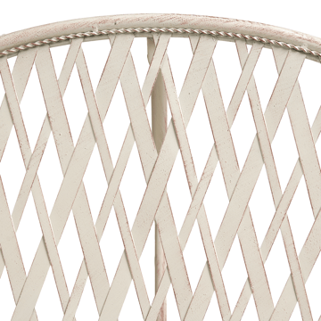 Bistrobord utomhus Yaviza 80 cm Järn - Beige - Utemöbler & utemiljö - Balkong & altan - Balkongmöbler - Balkongbord