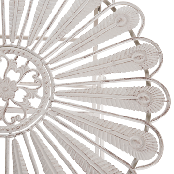 Bistrobord utomhus Pavia 71 cm Järn - Vit - Utemöbler & utemiljö - Balkong & altan - Balkongmöbler - Balkongbord