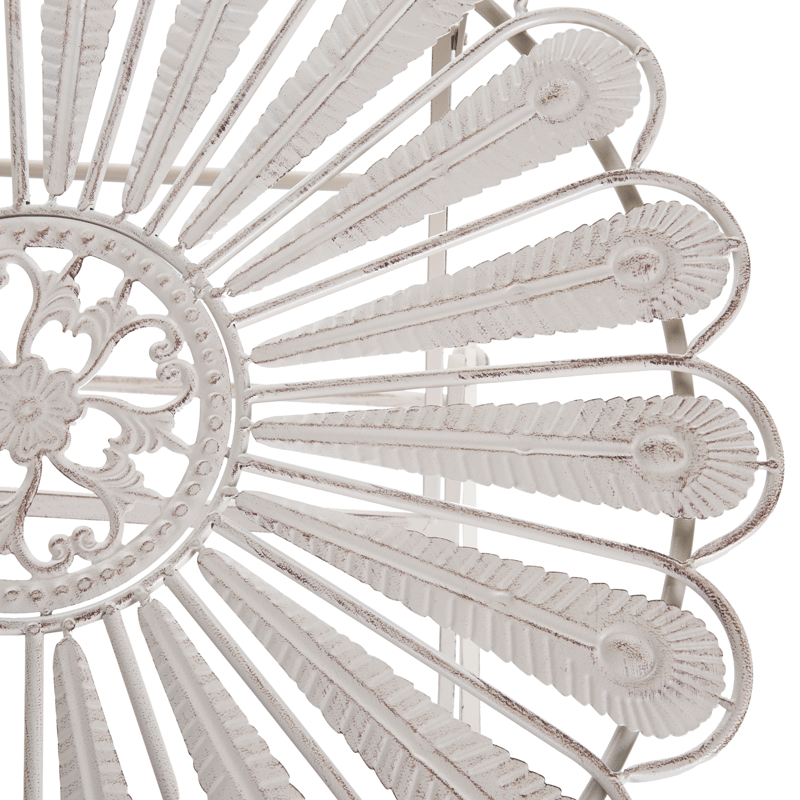 Bistrobord utomhus Pavia 71 cm Järn - Vit - Utemöbler & utemiljö - Balkong & altan - Balkongmöbler - Balkongbord