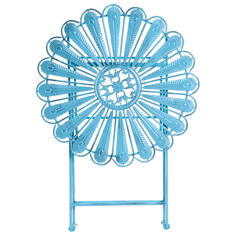 Bistrobord utomhus Pavia 71 cm Järn - Blå - Utemöbler & utemiljö - Balkong & altan - Balkongmöbler - Balkongbord