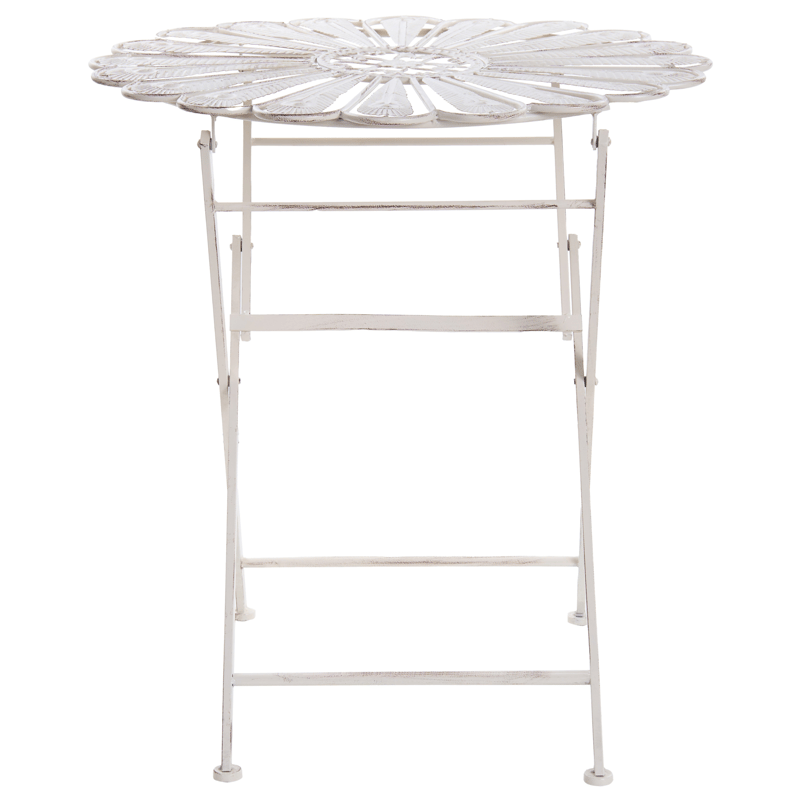 Bistrobord utomhus Pavia 71 cm Järn - Vit - Utemöbler & utemiljö - Balkong & altan - Balkongmöbler - Balkongbord