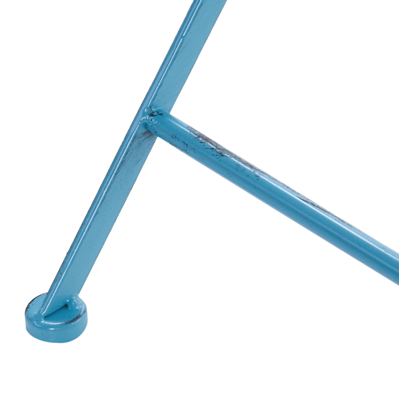 Bistrobord utomhus Pavia 71 cm Järn - Blå - Utemöbler & utemiljö - Balkong & altan - Balkongmöbler - Balkongbord