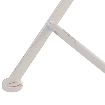 Bistrobord utomhus Pavia 71 cm Järn - Vit - Utemöbler & utemiljö - Balkong & altan - Balkongmöbler - Balkongbord