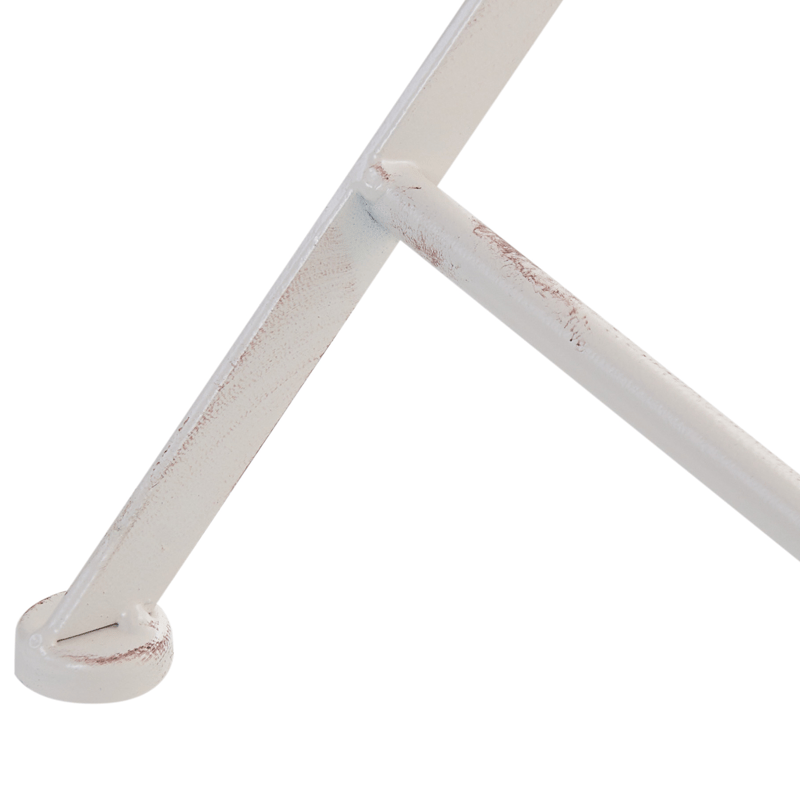 Bistrobord utomhus Pavia 71 cm Järn - Vit - Utemöbler & utemiljö - Balkong & altan - Balkongmöbler - Balkongbord