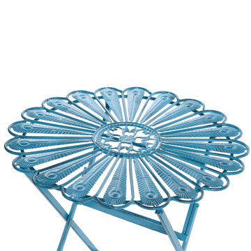 Bistrobord utomhus Pavia 71 cm Järn - Blå - Utemöbler & utemiljö - Balkong & altan - Balkongmöbler - Balkongbord