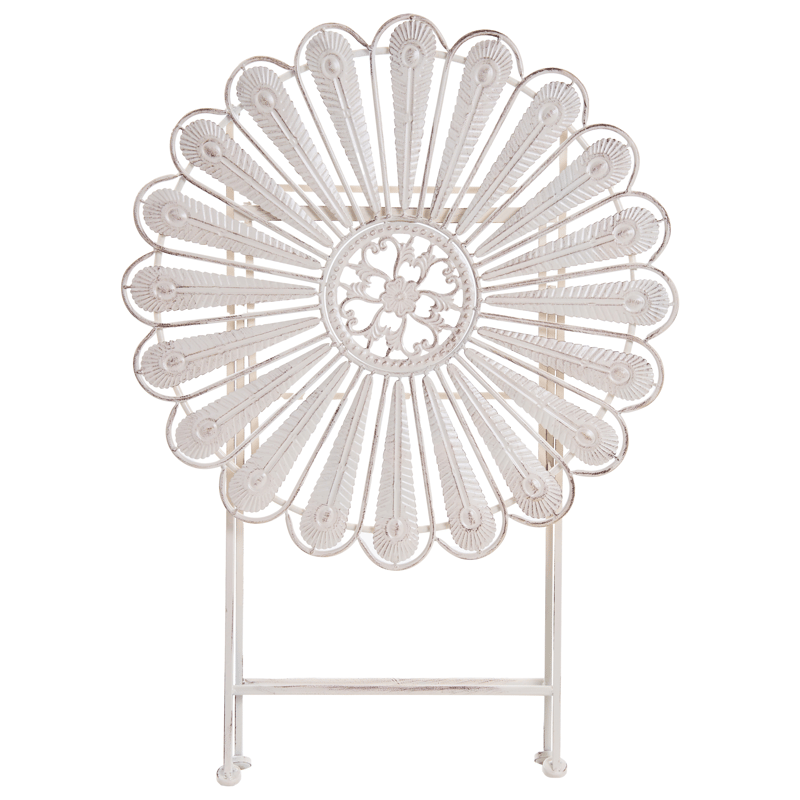 Bistrobord utomhus Pavia 71 cm Järn - Vit - Utemöbler & utemiljö - Balkong & altan - Balkongmöbler - Balkongbord