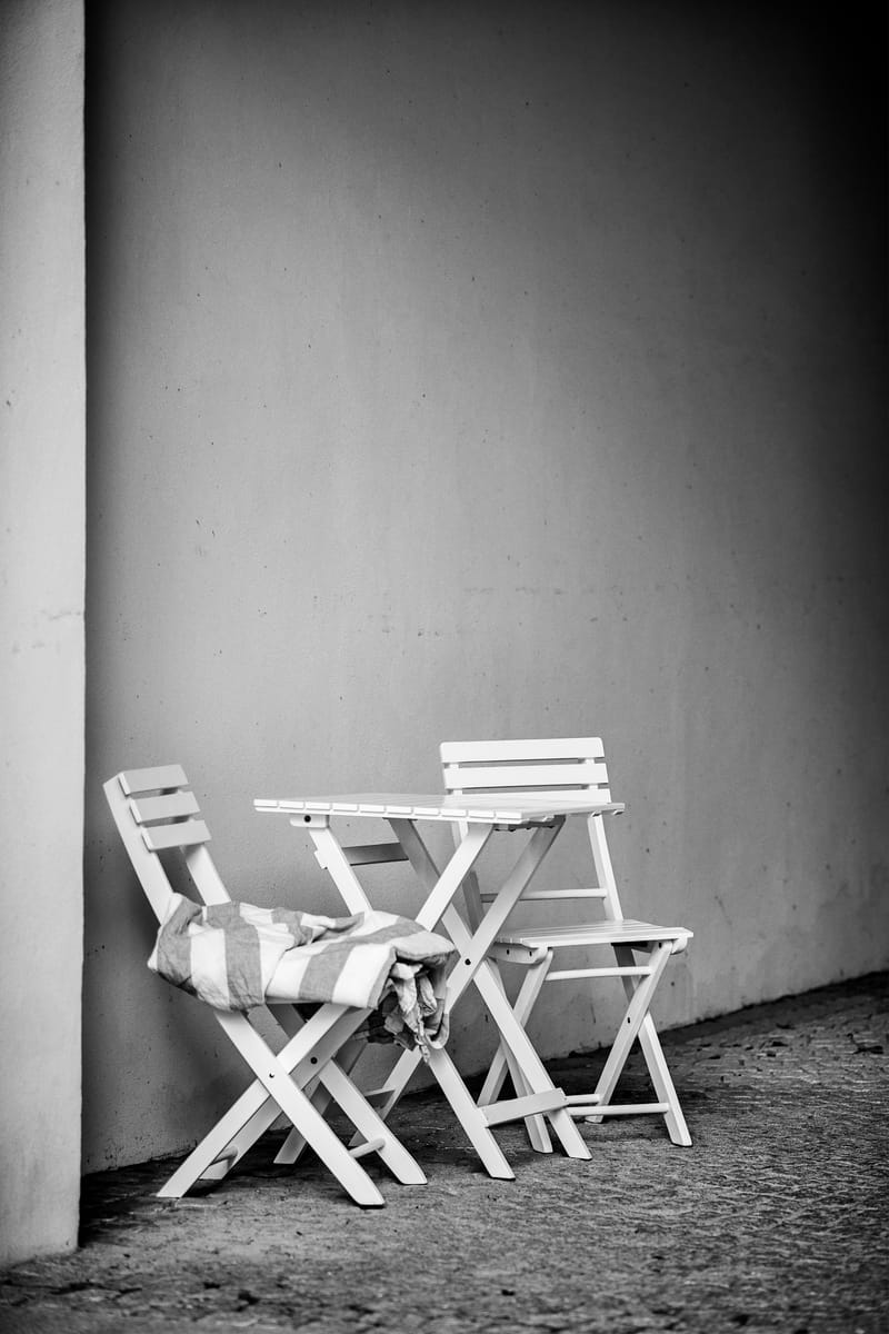 Cafébord Hillerstorp Åre Vit 58 x 58 cm - Vit - Utemöbler & utemiljö - Balkong & altan - Balkongmöbler - Balkongbord