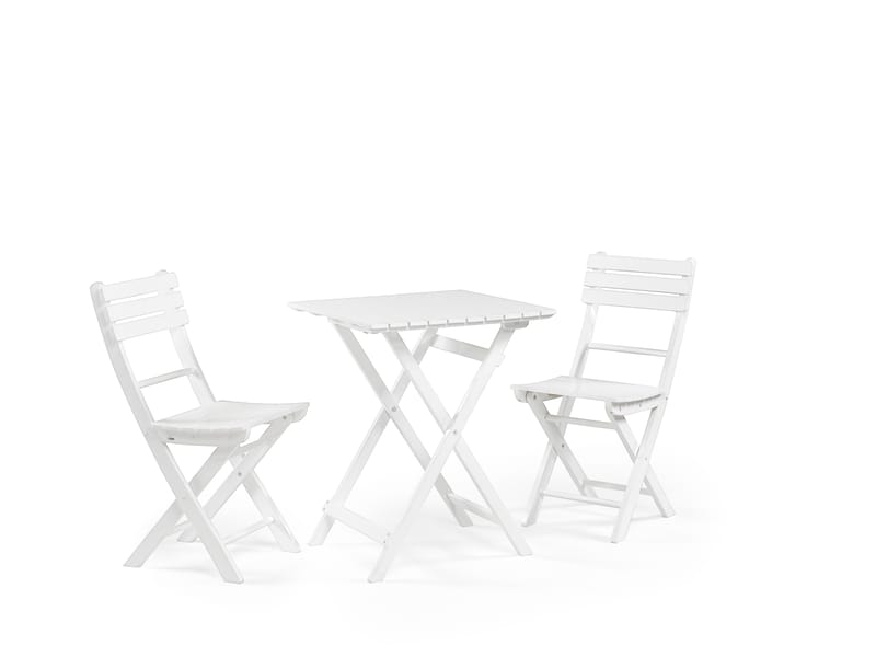 Cafébord Hillerstorp Åre Vit 58 x 58 cm - Vit - Utemöbler & utemiljö - Balkong & altan - Balkongmöbler - Balkongbord