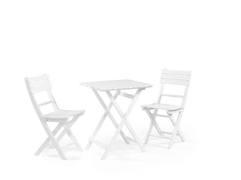 Cafébord Hillerstorp Åre Vit 58 x 58 cm - Vit - Utemöbler & utemiljö - Balkong & altan - Balkongmöbler - Balkongbord