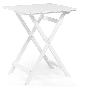 Cafébord Hillerstorp Åre Vit 58 x 58 cm - Vit - Utemöbler & utemiljö - Balkong & altan - Balkongmöbler - Balkongbord