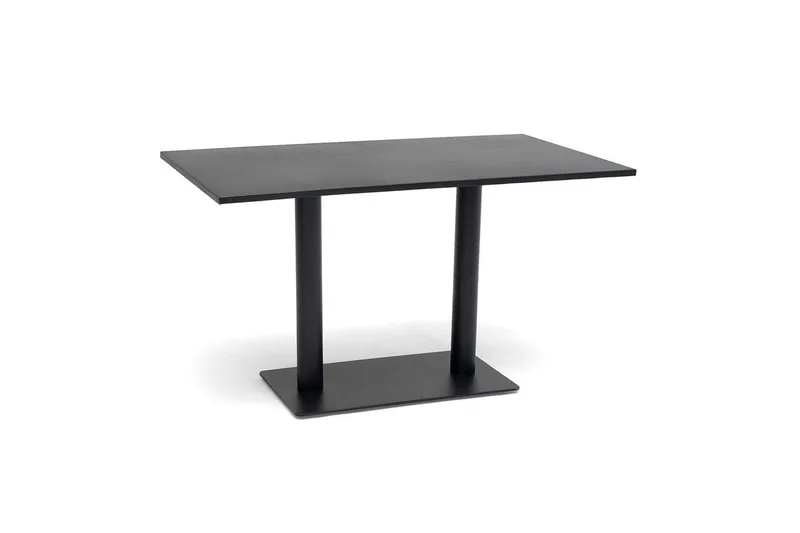 Cafébord Hillerstorp Näsby 70 x 120 cm Svart, Svart