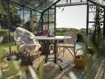 Caféstol Hillerstorp Silja - Grå - Utemöbler & utemiljö - Balkong & altan - Balkongmöbler - Balkongstol